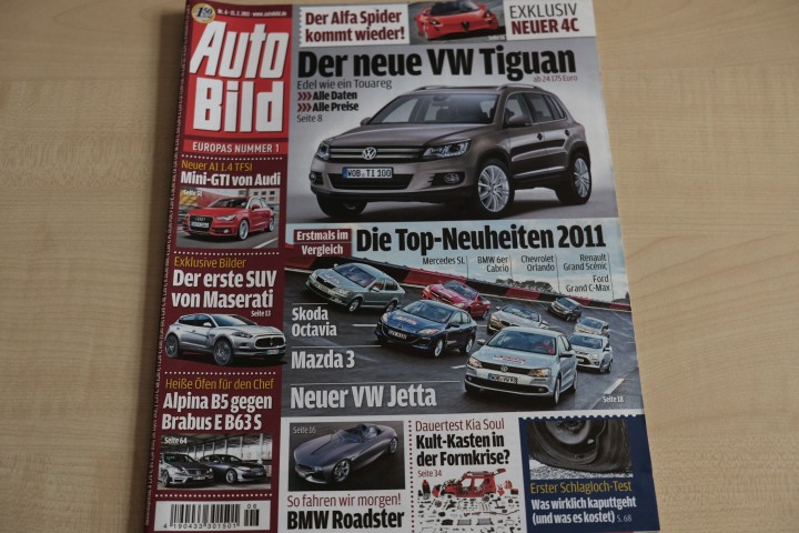 Deckblatt Auto Bild (06/2011)
